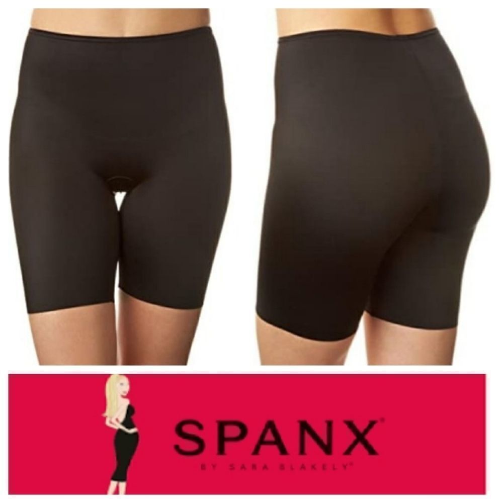 Spanx Women Black Nylon Bland Slimplicity Shaper 313 Bottom Size Xlarge